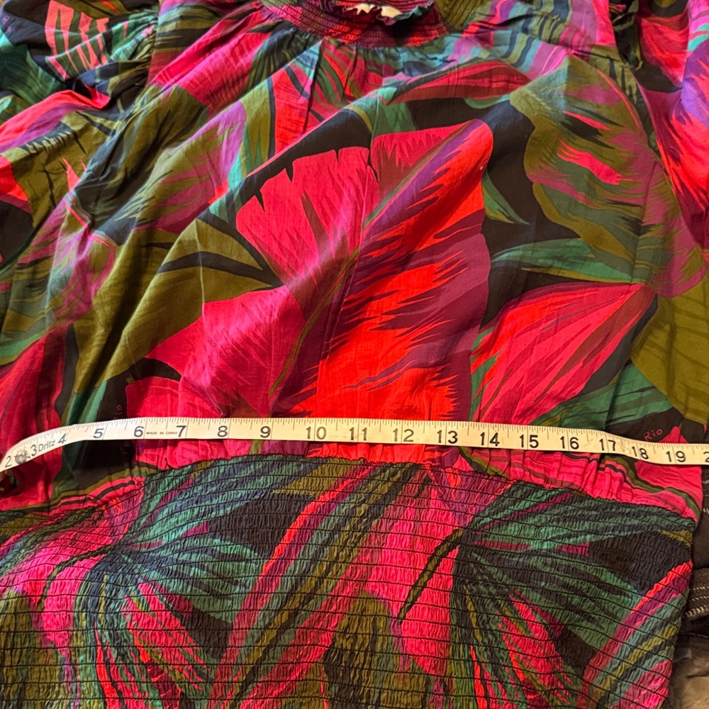 Farm Rio Tropical leaf dress - Picture 3 of 4